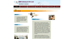 Desktop Screenshot of hdrinfotech.com