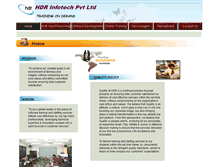 Tablet Screenshot of hdrinfotech.com